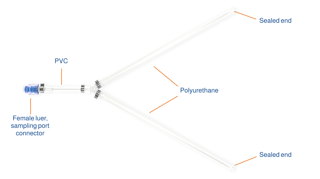 Sampling Port Y-Tubing Connector
